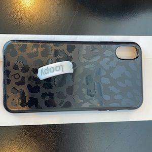 Loopy Case Black cheetah iPhone X Max